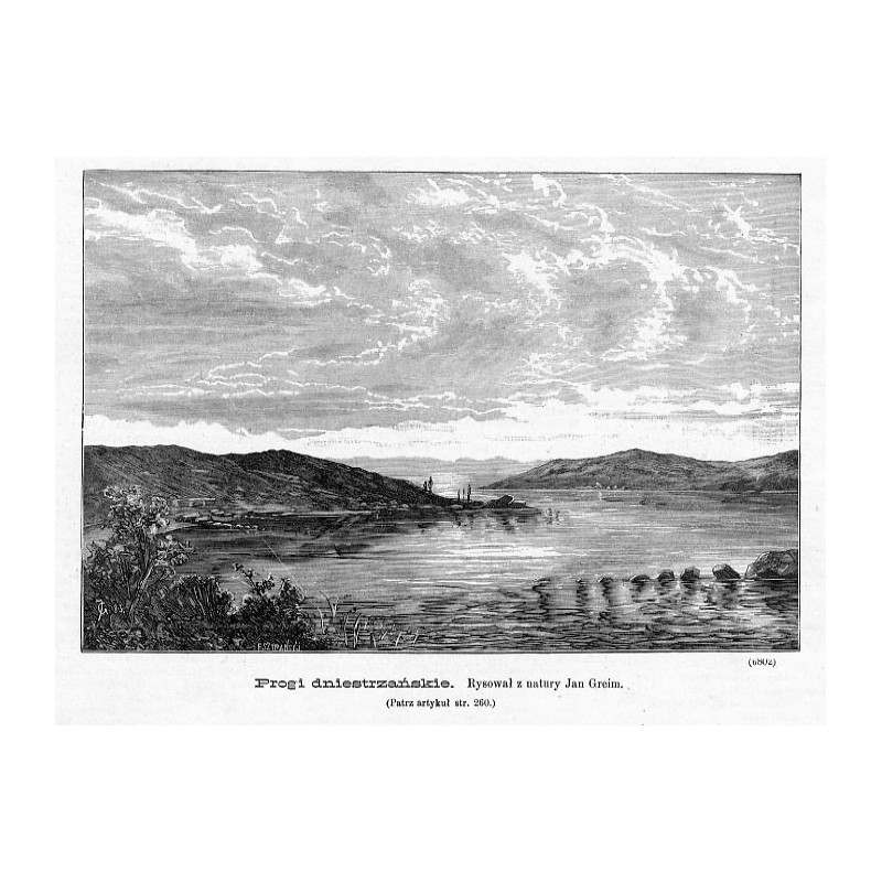 "Progi dniestrzańskie. Rysował z natury Jan Greim. [...] (6802)"