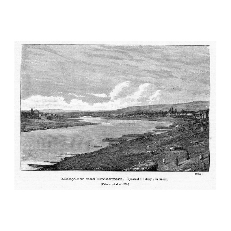 "Mohylew nad Dniestrem. Rysował z natury Jan Greim. [...] (6801)"