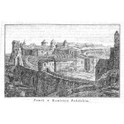"Zamek w Kamieńcu Podolskim."