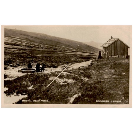 Krkonoše. Labský pramen. Riesengebirge. Elbequelle. 51
