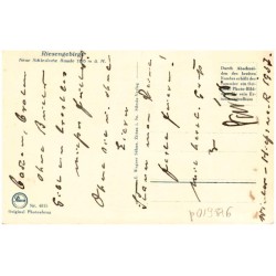 Neue Schlesische Baude / Rewers: Riesengebirge. Neue Schlesische Baude 1195 m ü. M.