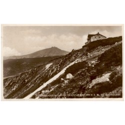 Riesengebirge. Prinz-Heinrich-Baude 1410 m ü. M. mit Schneekoppe