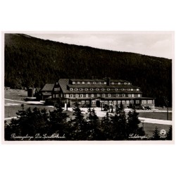 Riesengebirge. Die Spindlerbaude. Sudetengau / Rewers: Riesengebirge/Sudetengau. Die Spindlerbaude 1208 m ü. d. M.