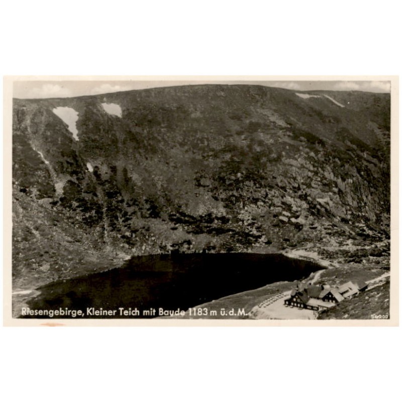 Riesengebirge, Kleiner Teich mit Baude 1183 m ü. d. M. 56200