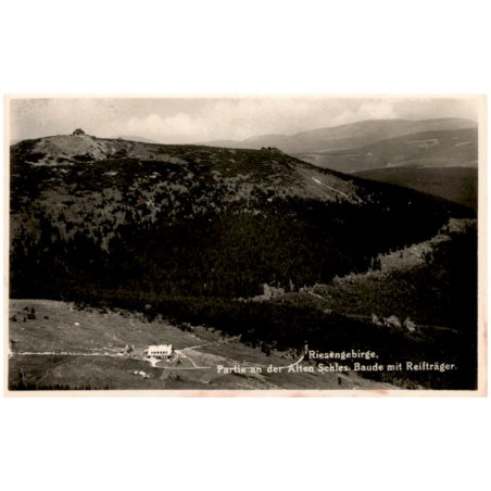 Riesengebirge, Partie an der Alten Schles. Baude mit Reifträger.