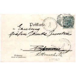 Gruss von der Heuscheuer. Wasserfall.