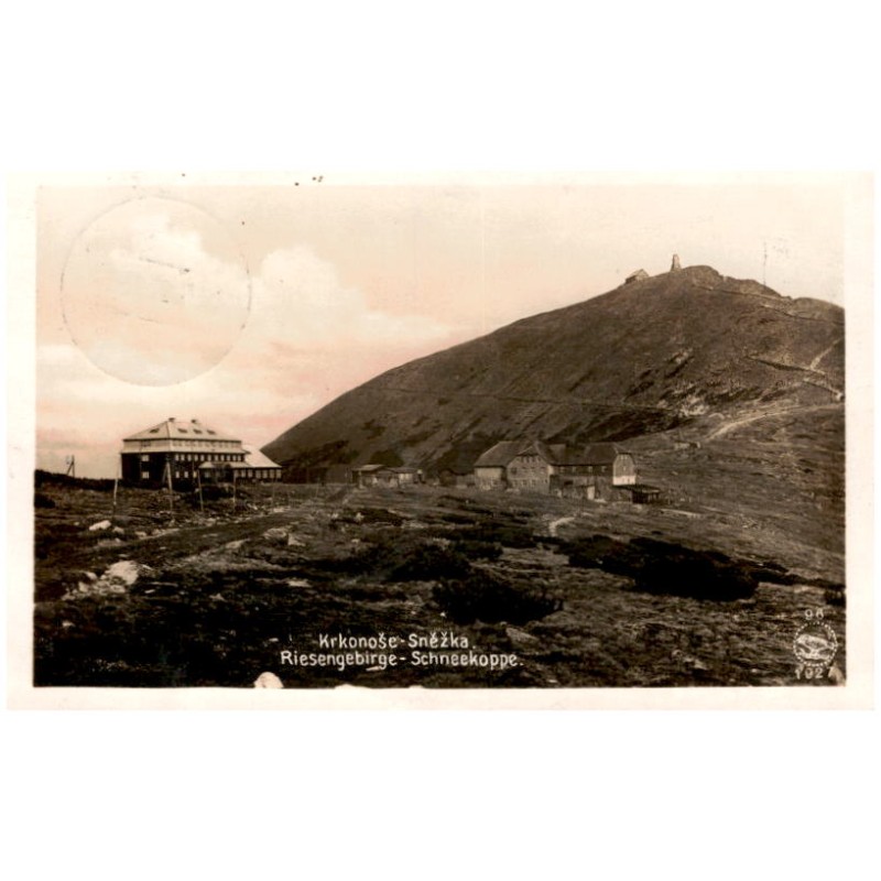 Krkonoše - Sněžka. Riesengebirge - Schneekoppe. 96