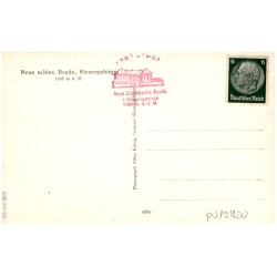Neue schles. Baude, Riesengebirge, 1195 m ü. M. 1919 / Rewers: Neue schles. Baude, Riesengebirge, 1195 m ü. M.