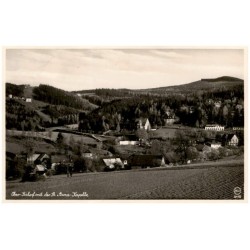 Ober-Seidorf mit der St. Anna-Kapelle. Silesia 4115 / Rewers: Riesengebirge. Ober Seidorf mit der St. Anna Kapelle