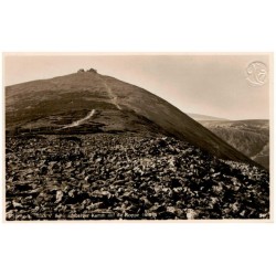 Riesengeb, Blick v. Schmiedeberger Kamm auf die Koppe 1605 m. 947 / Rewers: Nur auf der Koppe hohen Warte [...]