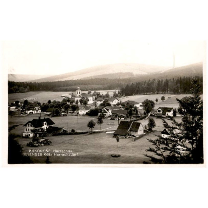 Krkonoše: Harrachov. Riesengebirge: Harrachsdorf.