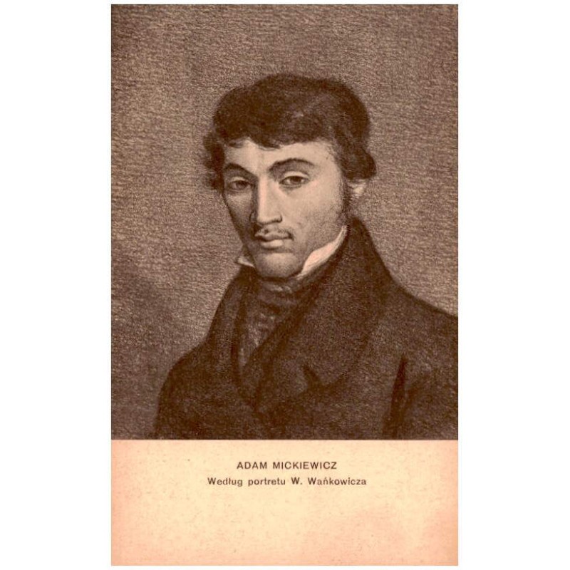 Adam Mickiewicz. Według portretu W. Wańkowicza