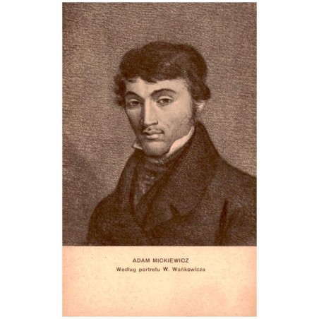 Adam Mickiewicz. Według portretu W. Wańkowicza
