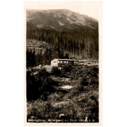 Riesengebirge. Melzergrund mit Baude 1003 m ü M