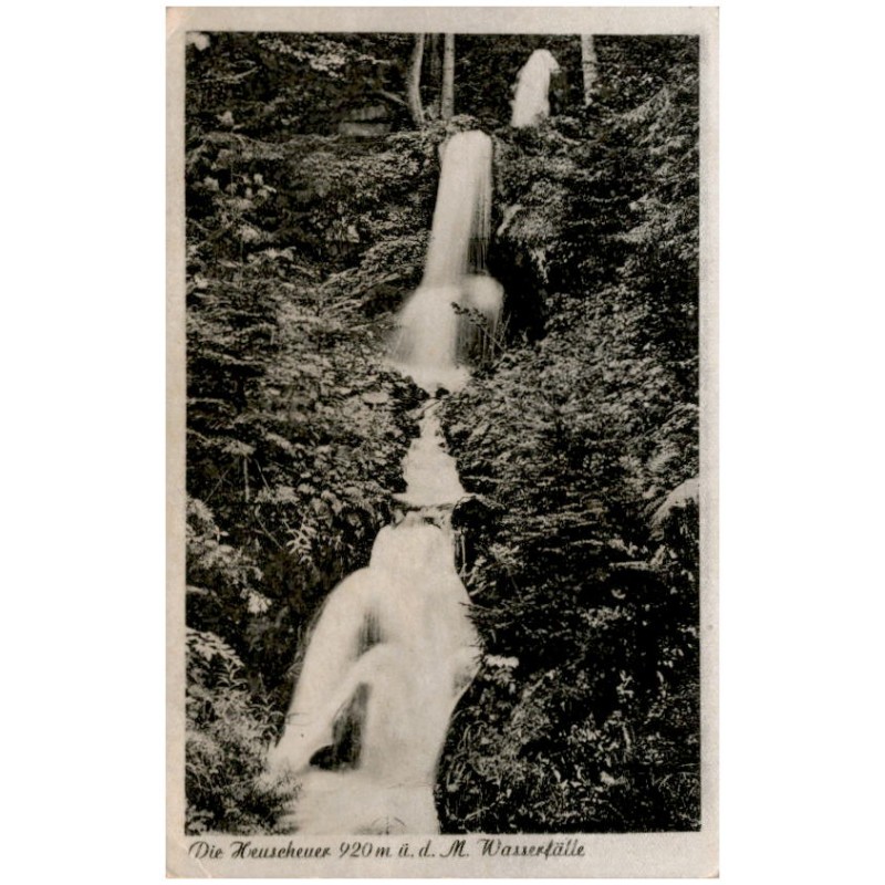 Die Heuscheuer 920 m ü. d. M. Wasserfälle