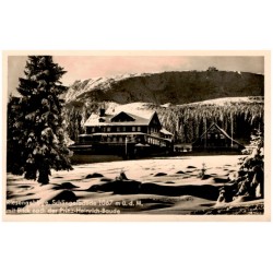 Riesengebirge, Schlingelbaude 1067 m ü. d. M. mit Blick nach der Prinz-Heinrich-Baude. 61403
