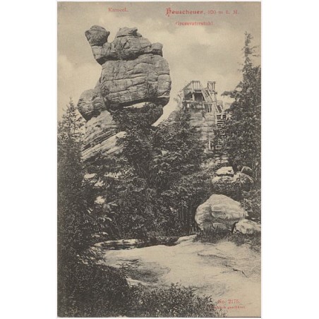 Heuscheuer, 920 m ü. M. Kamel. Grossvaterstuhl