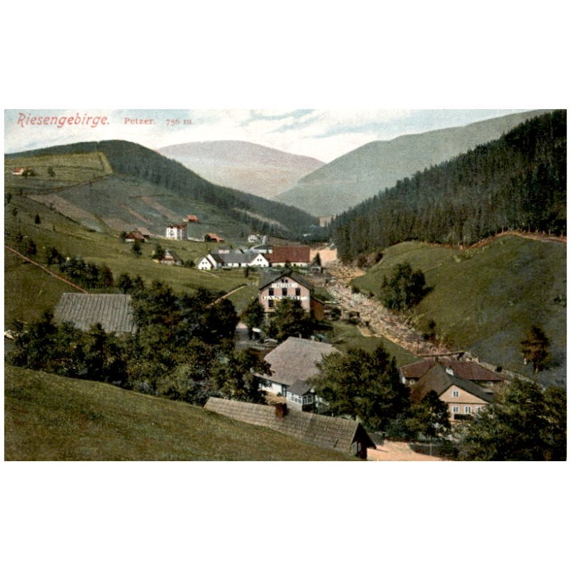 Riesengebirge. Petzer. 756 m.