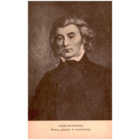 Adam Mickiewicz. Według portretu A. Kamińskiego.