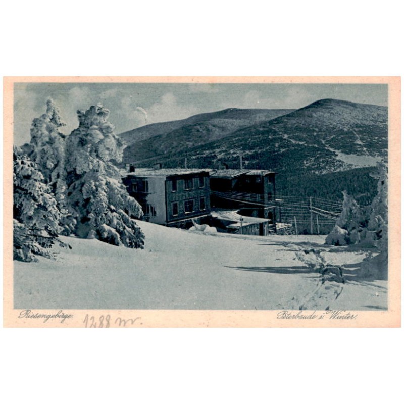 Riesengebirge. Peterbaude i. Winter.