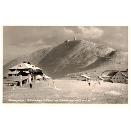 Riesengebirge - Schlesierhaus (1400 m) und Schneekoppe (1605 m ü. M.)