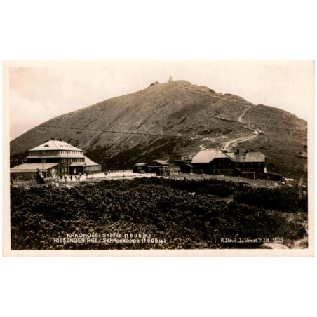 Krkonoše: Sněžka (1605 m.) Riesengebirge: Schneekoppe (1605 m.) 13029