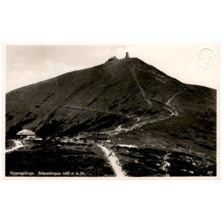 Riesengebirge. Schneekoppe 1605 m ü. M. 881 / Rewers: Nur auf der Koppe hohen Warte...