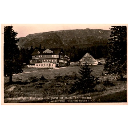 Riesengebirge - Schlingelbaude (1068 m) m. d. Teichrändern u. d. Prinz Heinrich-Baude (1420 m) 10537