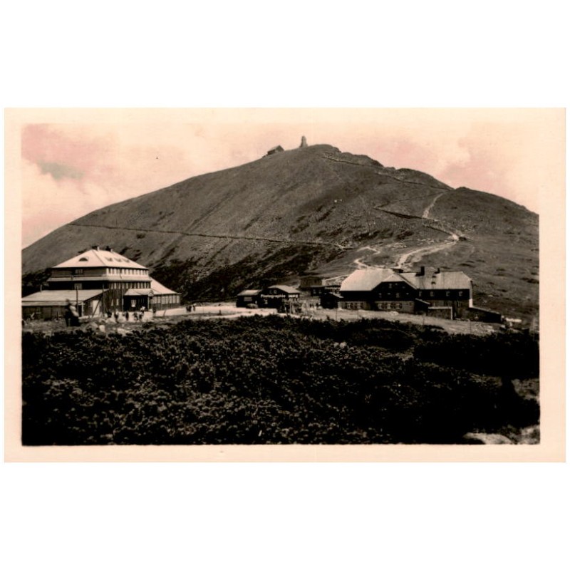 Krkonoše - Sněžka. Riesengebirge - Schneekoppe.