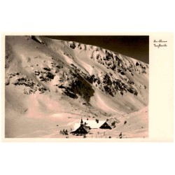 Die Kleine Teichbaude / Rewers: Riesengebirge. Alpines Skigelände an der Kleinen Teichbaude (1183 m)