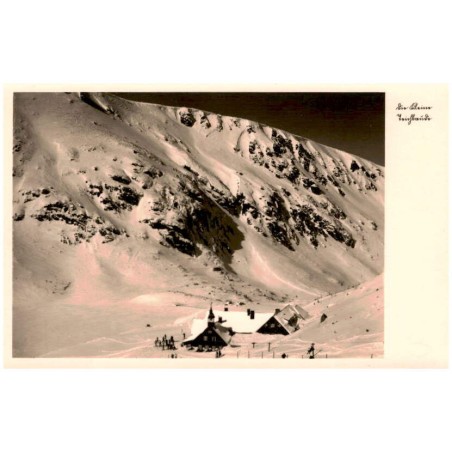 Die Kleine Teichbaude / Rewers: Riesengebirge. Alpines Skigelände an der Kleinen Teichbaude (1183 m)