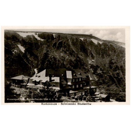 Riesengebirge. Hampelbaude 1258 m ü. M. Karkonosze - Schronisko Studentów