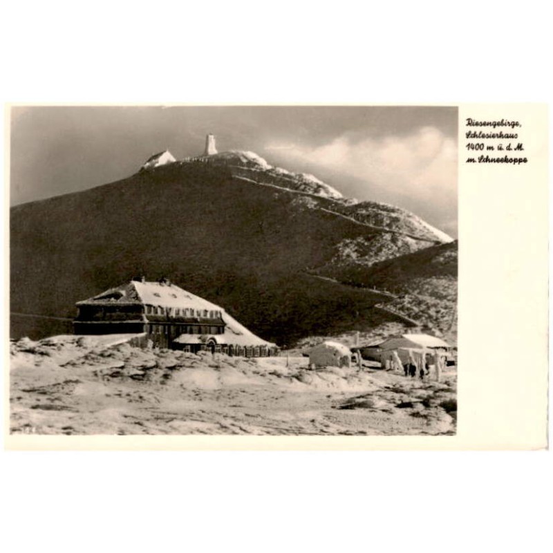 Riesengebirge, Schlesierhaus 1400 m ü. d. M. m. Schneekoppe. [317?]