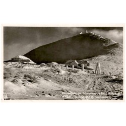 61392 Riesengebirge, Schneekoppe 1605 m ü. d. M. mit Schlesierhaus und Riesenbaude