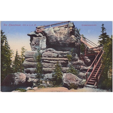 Die Heuscheuer, 920 m ü. d. M. Grossvaterstuhl
