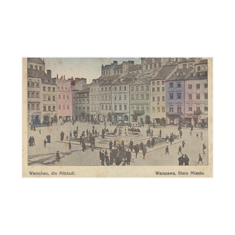 Warschau, die Altstadt. Warszawa, Stare Miasto