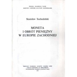 Moneta i obrót pieniężny w Europie Zachodniej