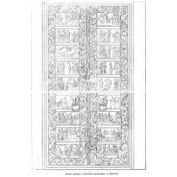 "Drzwi spiżowe w Kościele katedralnym w Gnieźnie."