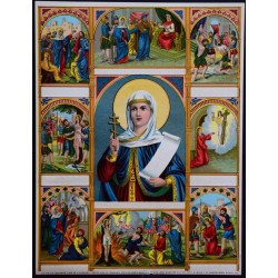 "LA VIE DE Ste BARBE. LIFE OF S. BARBARA. LEVEN DER H. BARBARA. VITA DJ SANTA BARBARA. ŻYWOT Śtej BARBARY LA VIDA DE S. BARBARA