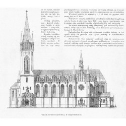 Widok nowego kościoła w Częstochowie / "WIDOK NOWEGO KOŚCIOŁA W CZĘSTOCHOWIE."
