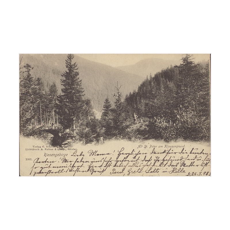 Riesengebirge. Alt St. Peter Klausengrund