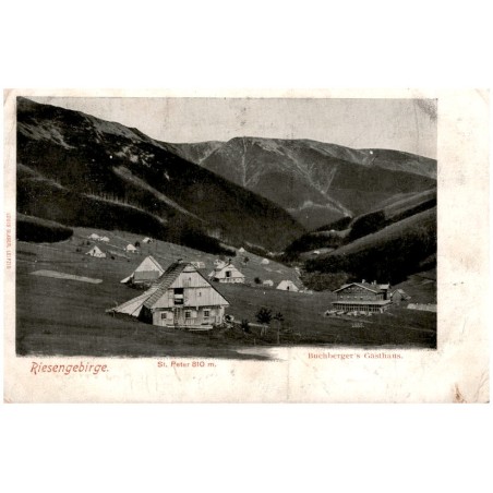 Riesengebirge. St. Peter 810 m. Buchberger's Gasthaus.