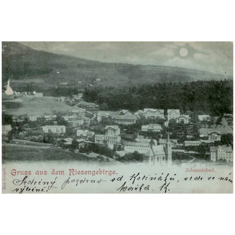 Gruss aus dem Riesengebirge. Johannisbad.