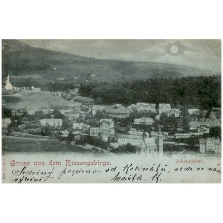 Gruss aus dem Riesengebirge. Johannisbad.