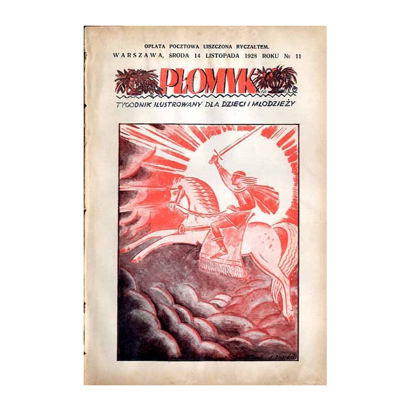 Płomyk. Tygodnik ilustrowany dla dzieci i młodzieży. R. 13 (1928). Nr 11 (14 listopada 1928) Stanisław Bobiński / gen. Józef Bem