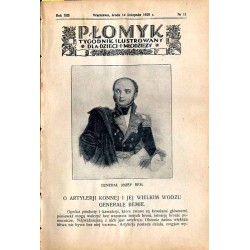 Płomyk. Tygodnik ilustrowany dla dzieci i młodzieży. R. 13 (1928). Nr 11 (14 listopada 1928) Stanisław Bobiński / gen. Józef Bem