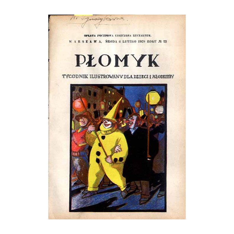 Płomyk. Tygodnik ilustrowany dla dzieci i młodzieży. R. 13 (1929). Nr 23 (6 lutego 1929)