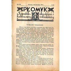Płomyk. Tygodnik ilustrowany dla dzieci i młodzieży. R. 13 (1929). Nr 25 (20 lutego 1929) / Międzynarodowe Zawody Narciarskie w
