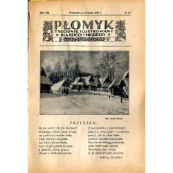 Płomyk. Tygodnik ilustrowany dla dzieci i młodzieży. R. 13 (1929). Nr 19 (9 stycznia 1929) / Rabka-Zdrój / Chorzów