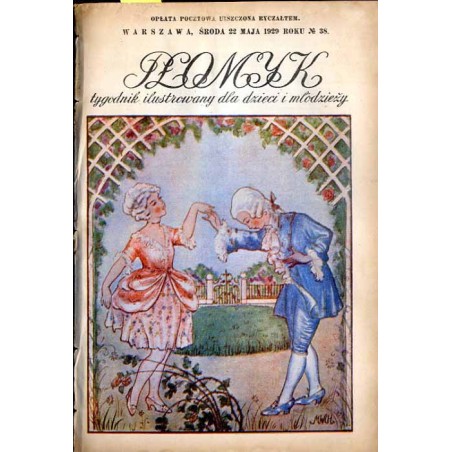 Płomyk. Tygodnik ilustrowany dla dzieci i młodzieży. R. 13 (1929). Nr 38 (22 maja 1929) / Monogramista MWCH. / Polskie Radio / k